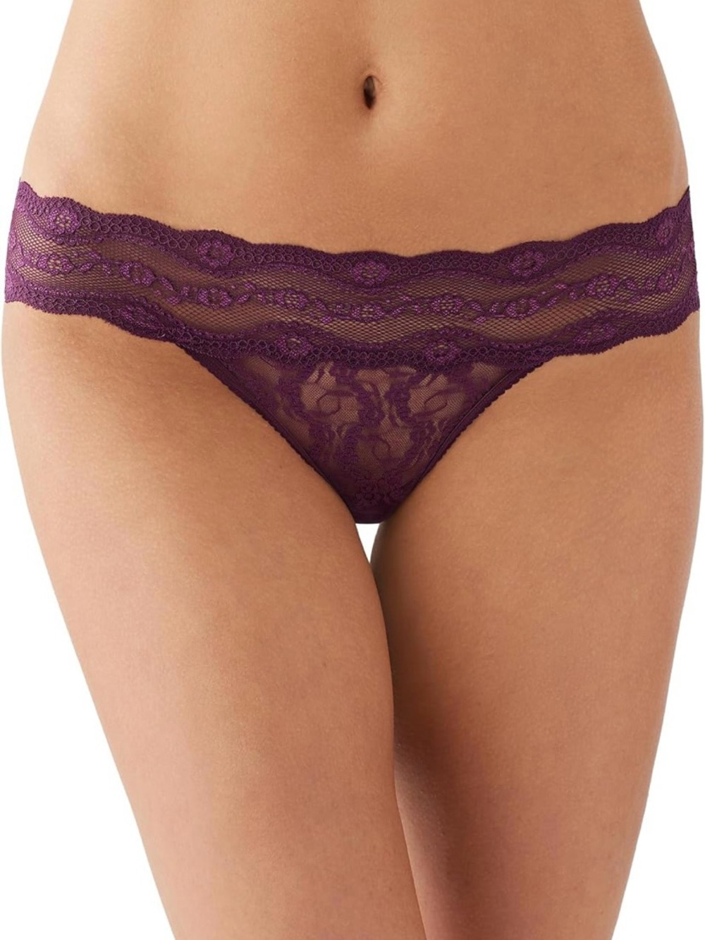 b.tempt'd by Wacoal Women's Lace Kiss Moderate Coverage Bikini Panty, 978182